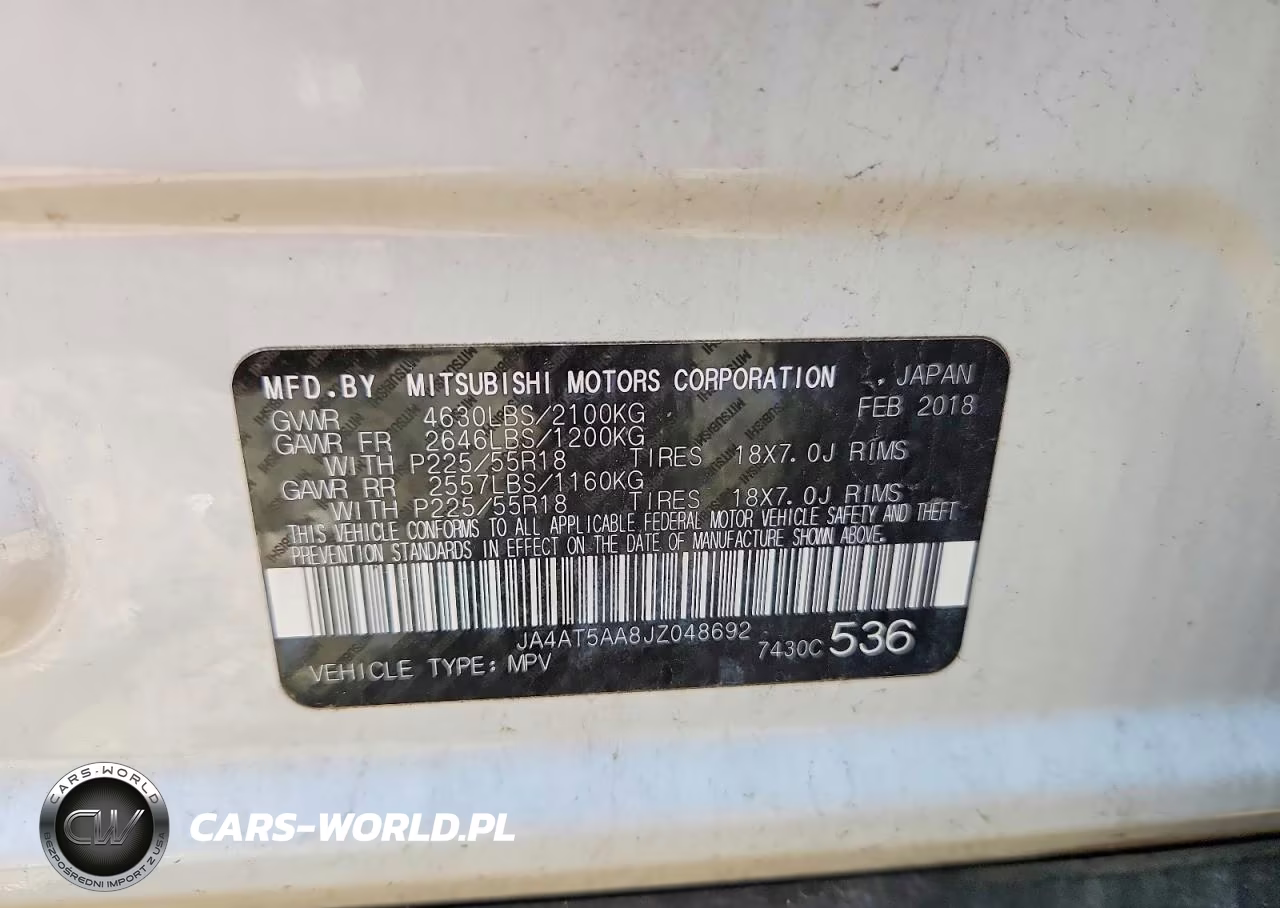 2018 Mitsubishi Eclipse Cross Se-Sel VIN:JA4AT5AA8JZ048692 - 13