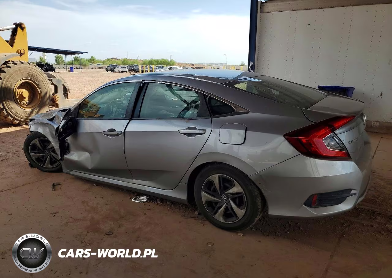2019 Honda Civic Lx VIN:19XFC2F63KE203399 - 2