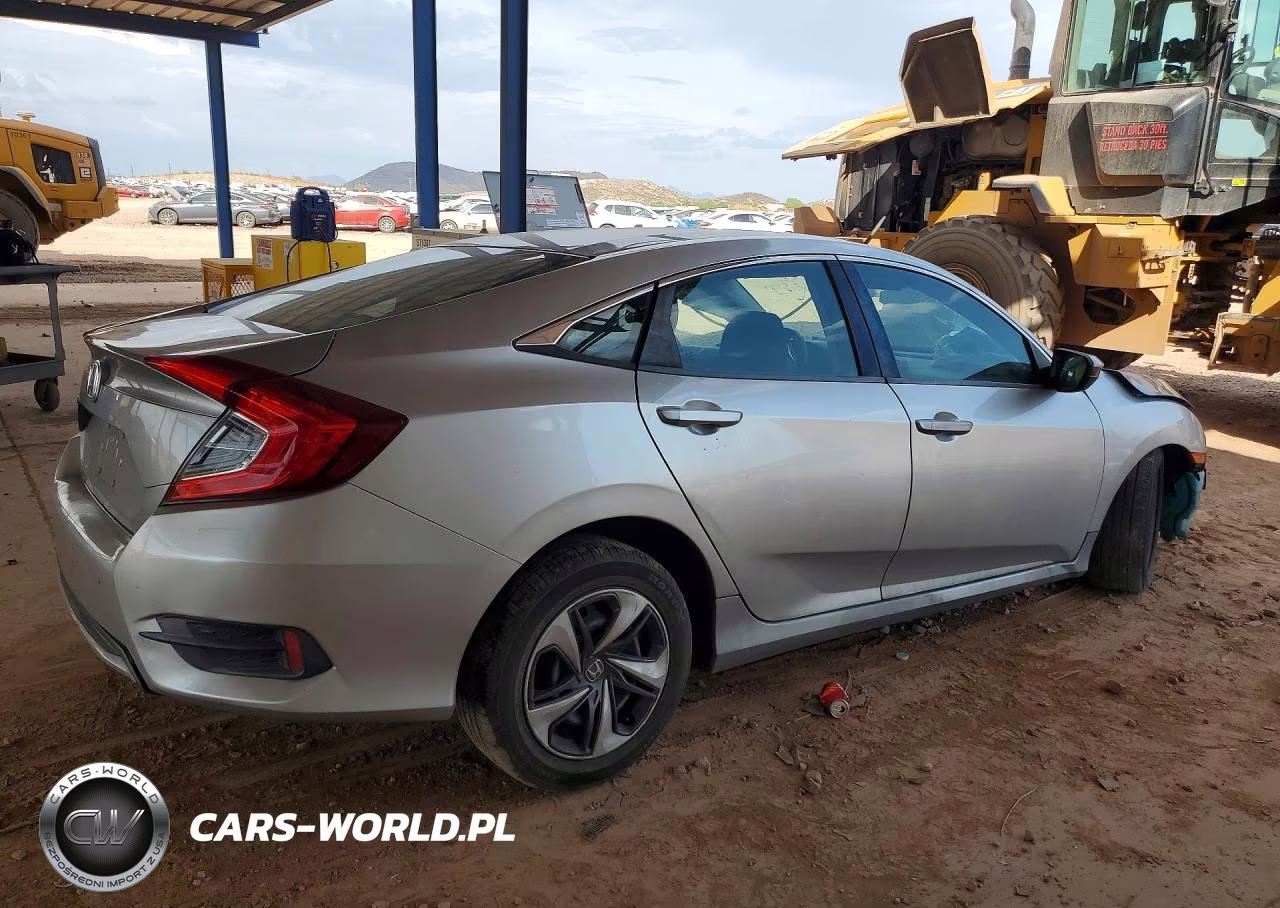 2019 Honda Civic Lx VIN:19XFC2F63KE203399 - 3