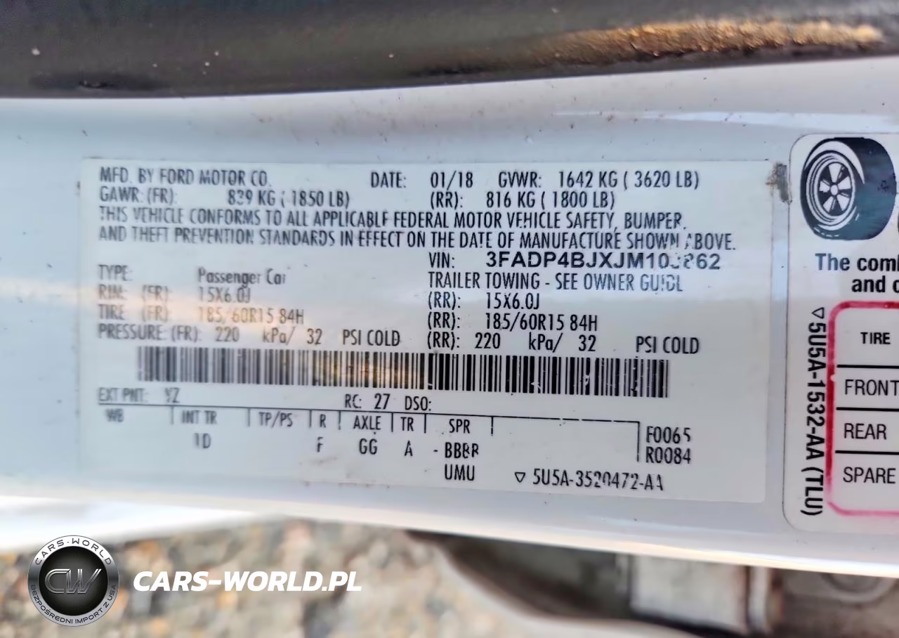 2018 Ford Fiesta Se VIN:3FADP4BJXJM103862 - 12