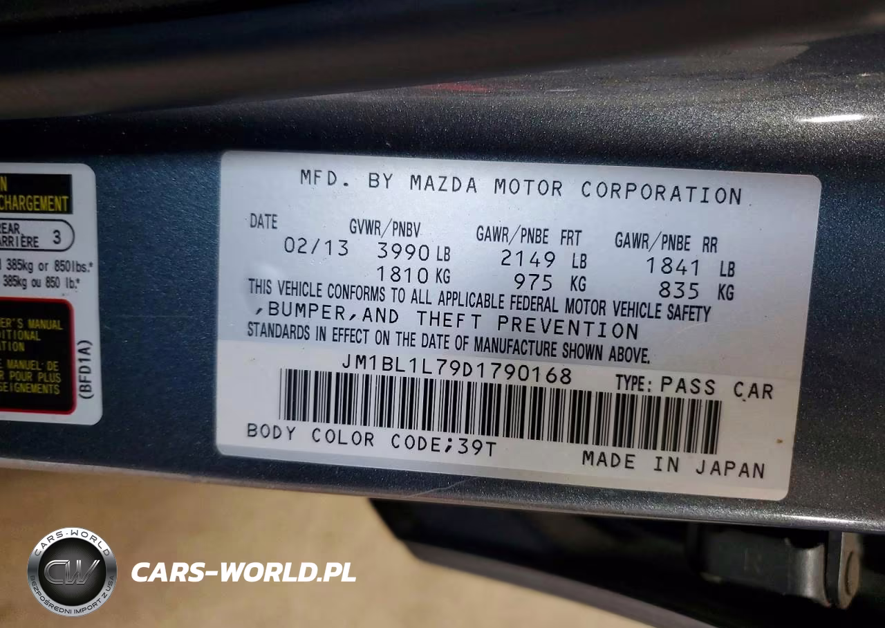 2013 Mazda 3 I VIN:JM1BL1L79D1790168 - 12