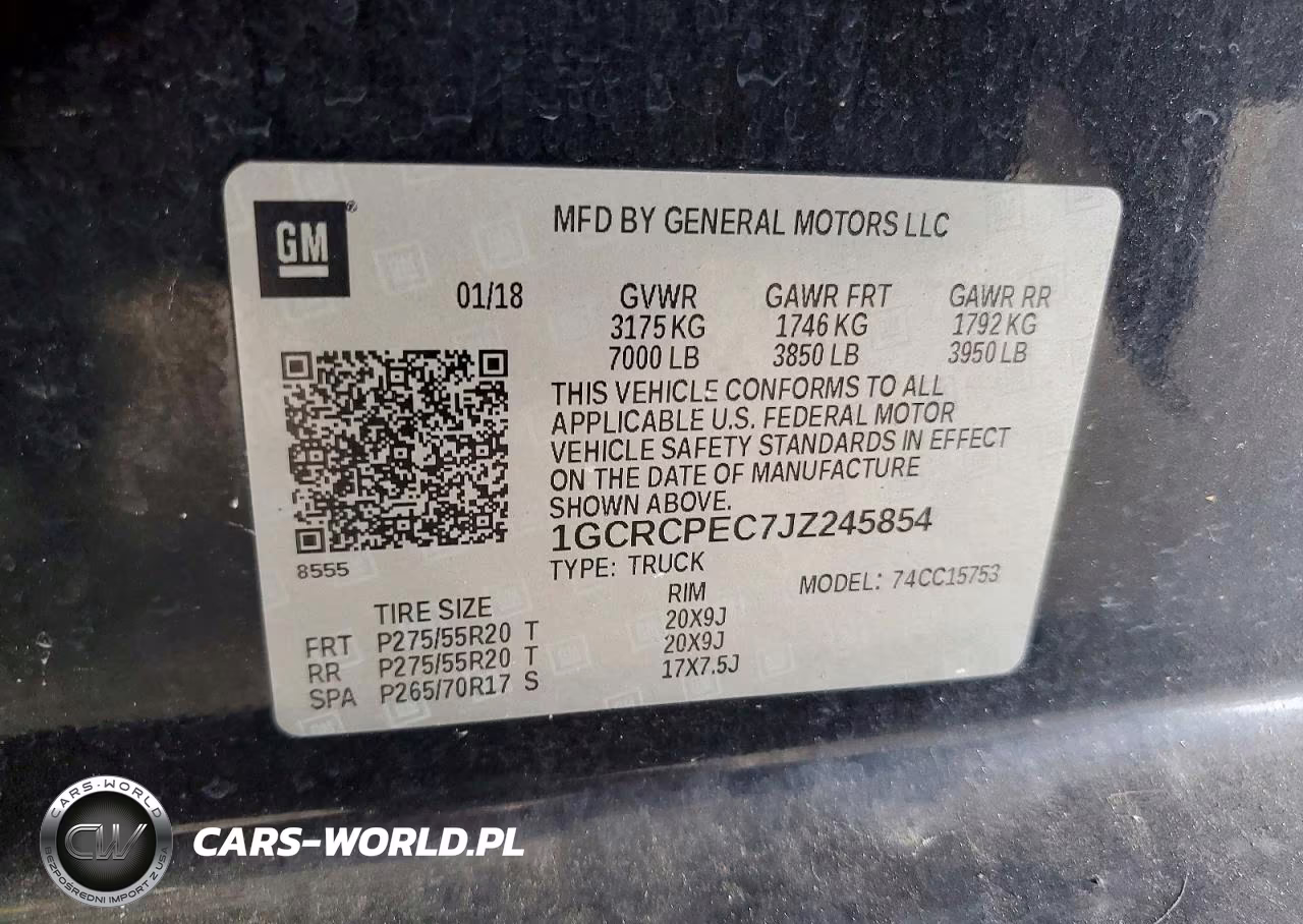 2018 Chevrolet Silverado C1500 Custom VIN:1GCRCPEC7JZ245854 - 12