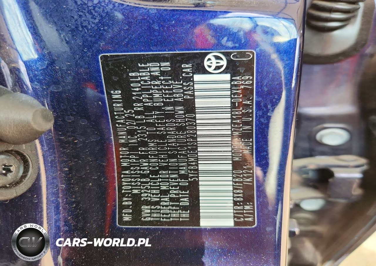 2025 Toyota Corolla Le VIN:5YFB4MDE1SP280370 - 12