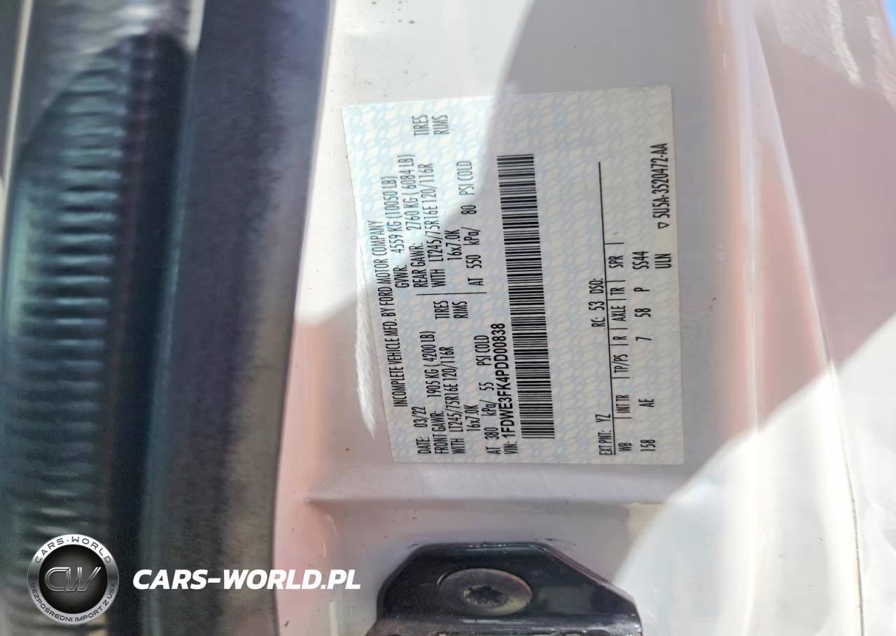 2023 Ford E350 Refrigerated Box Truck VIN:1FDWE3FK4PDD00838 - 13