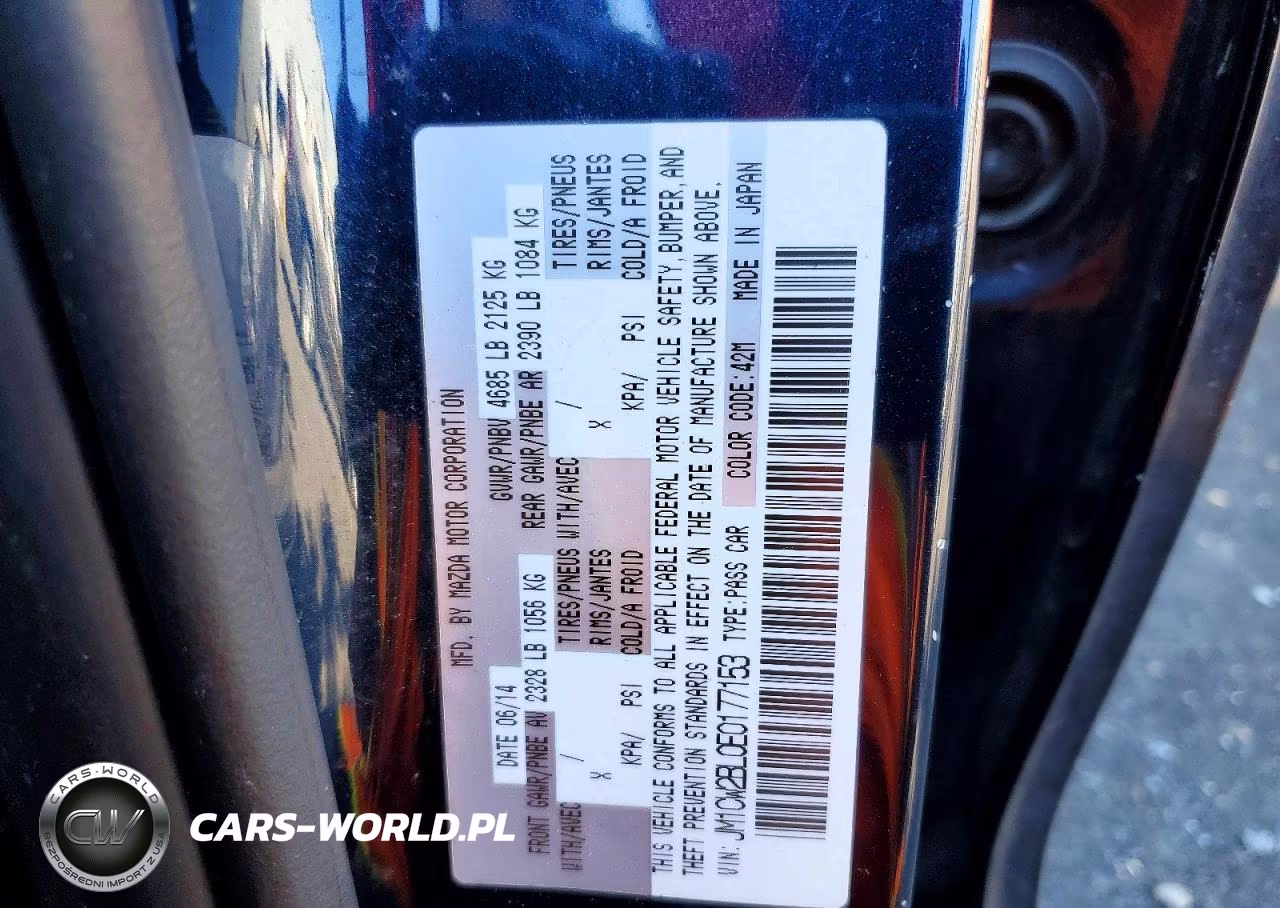 2014 Mazda 5 Sport VIN:JM1CW2BL0E0177153 - 13