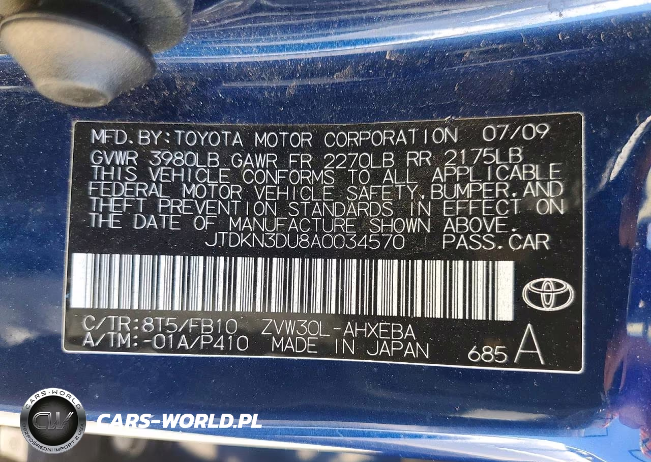 2010 Toyota Prius Iii VIN:JTDKN3DU8A0034570 - 12