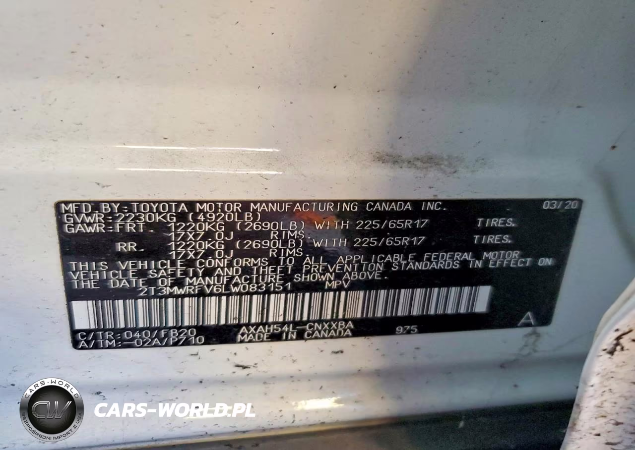 2020 Toyota Rav4 Le VIN:2T3MWRFV6LW083151 - 13