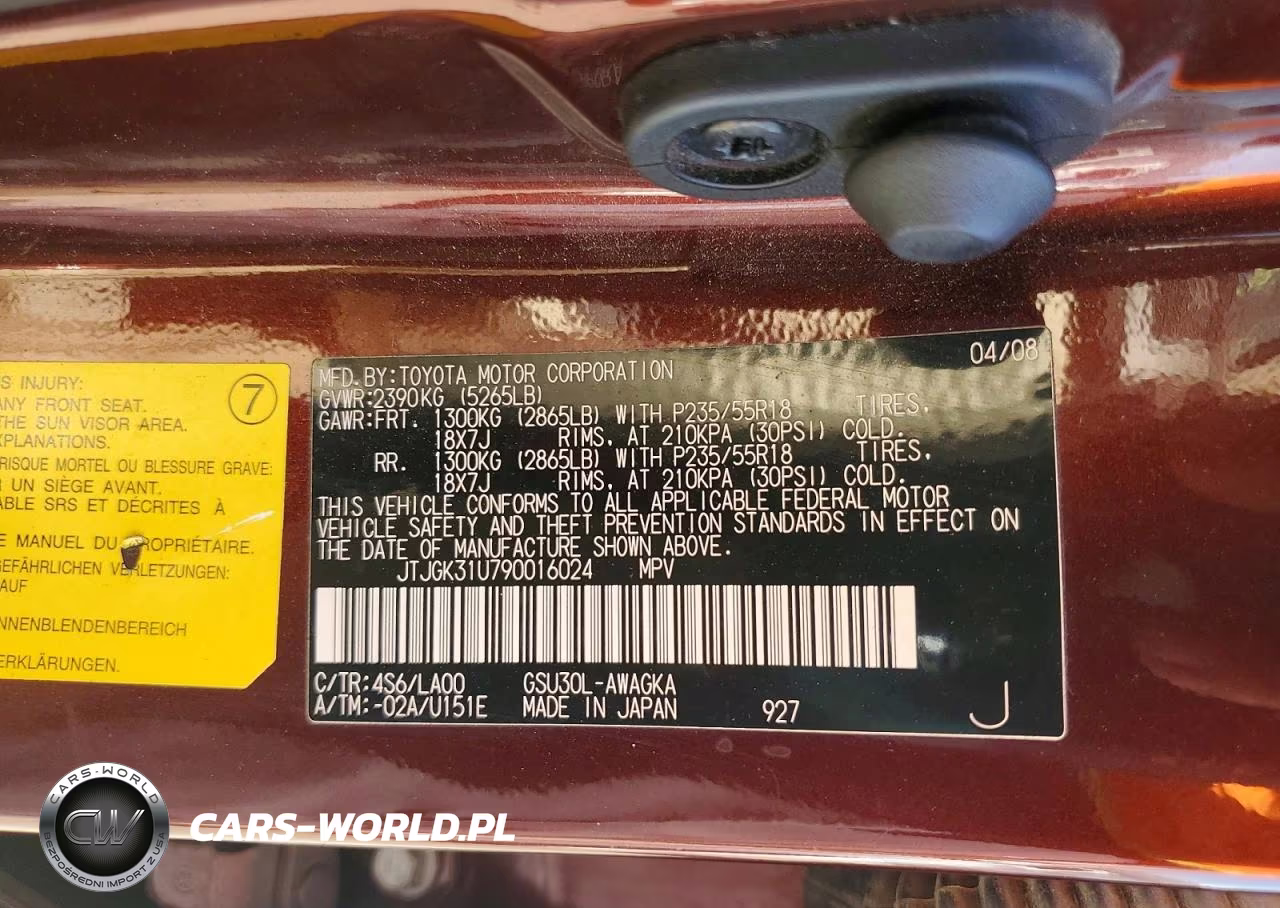 2009 Lexus Rx 350 VIN:JTJGK31U790016024 - 13
