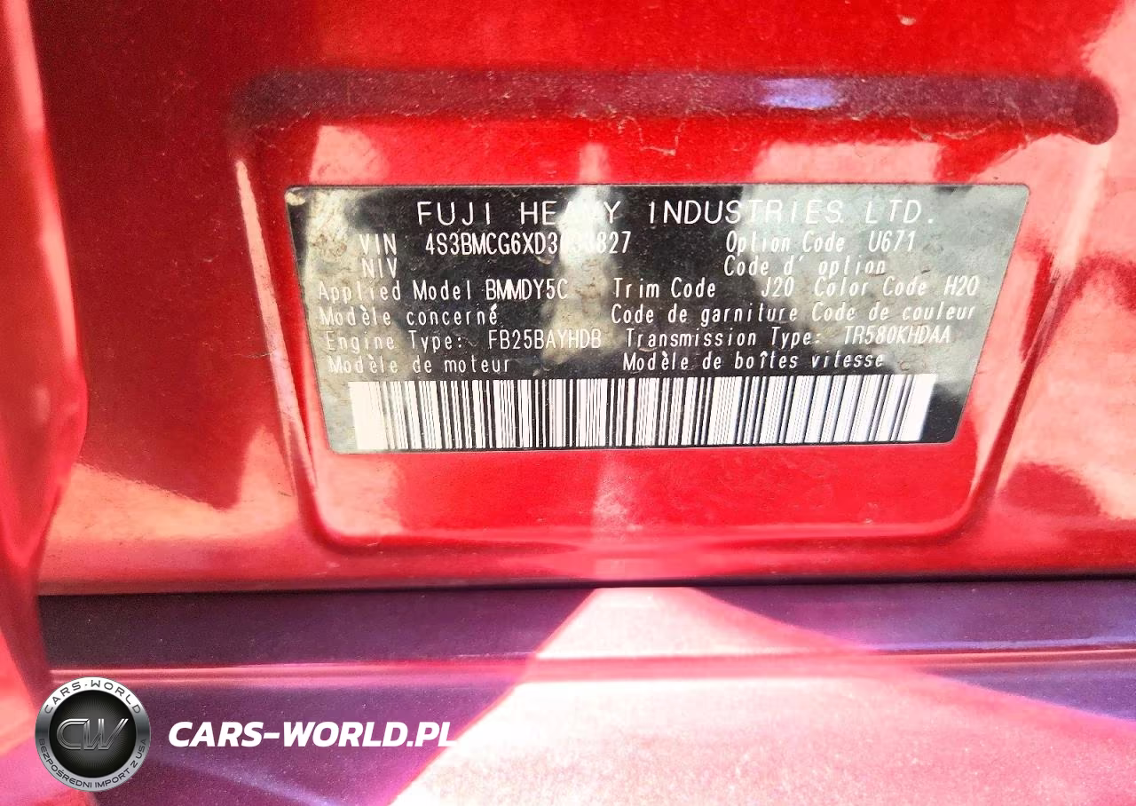 2013 Subaru Legacy 2.5I Premium VIN:4S3BMCG6XD3033827 - 12
