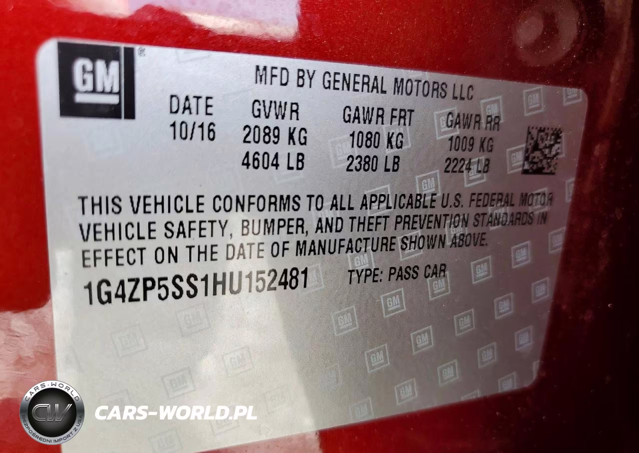 2017 Buick Lacrosse Essence VIN:1G4ZP5SS1HU152481 - 12