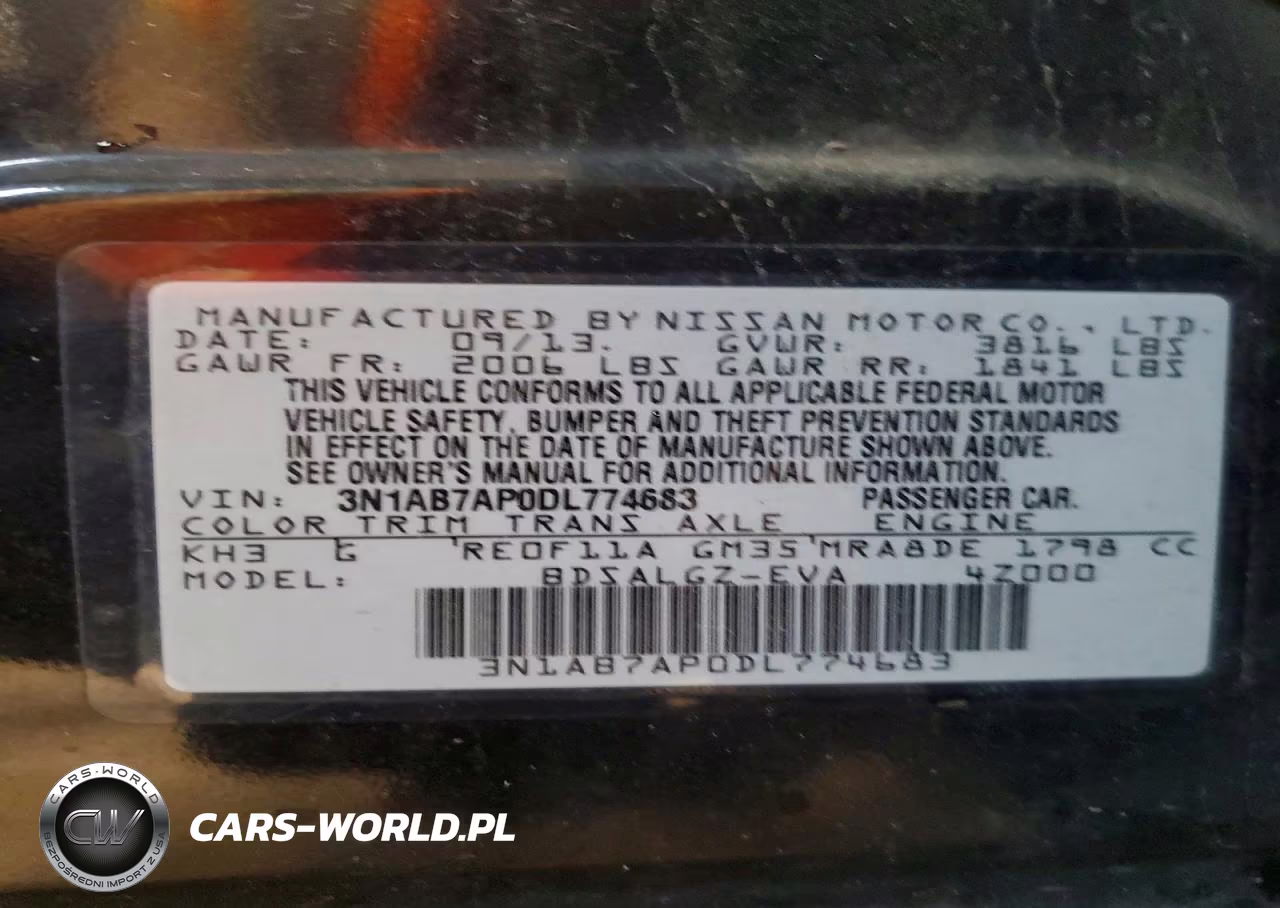2013 Nissan Sentra S VIN:3N1AB7AP0DL774683 - 13