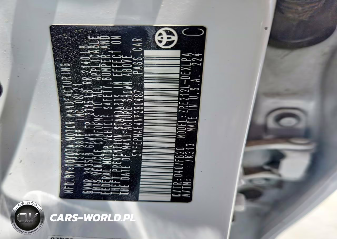 2022 Toyota Corolla Le VIN:5YFEPMAE4NP280487 - 13