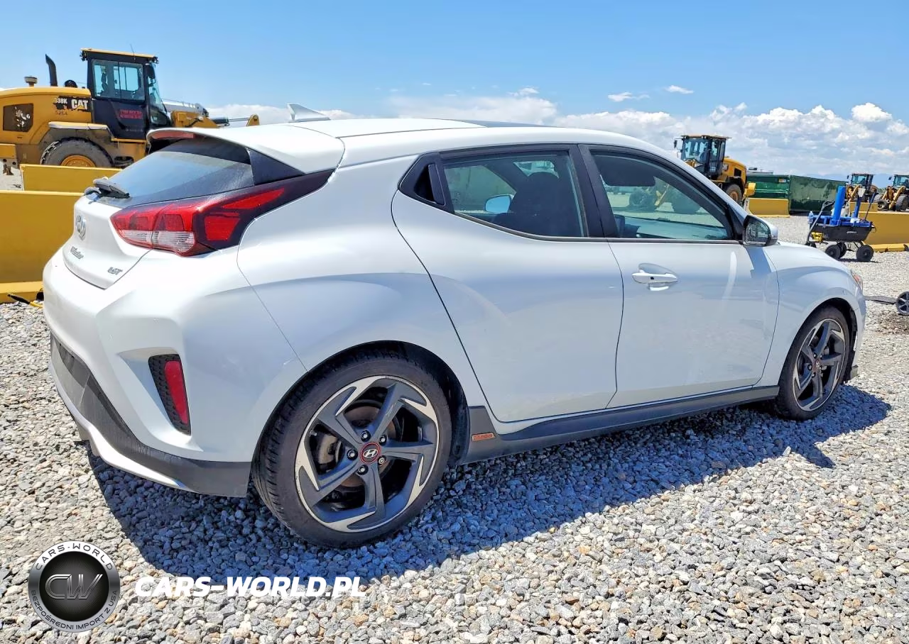 2019 Hyundai Veloster Turbo 1.6T VIN:KMHTH6ABXKU008929 - 3