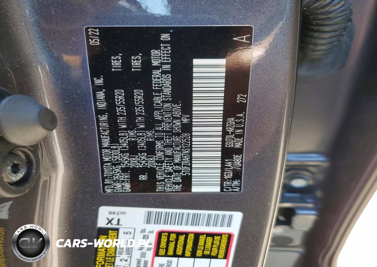 2022 Toyota Highlander Platinum VIN:5TDFZRAH7NS122528 - 14