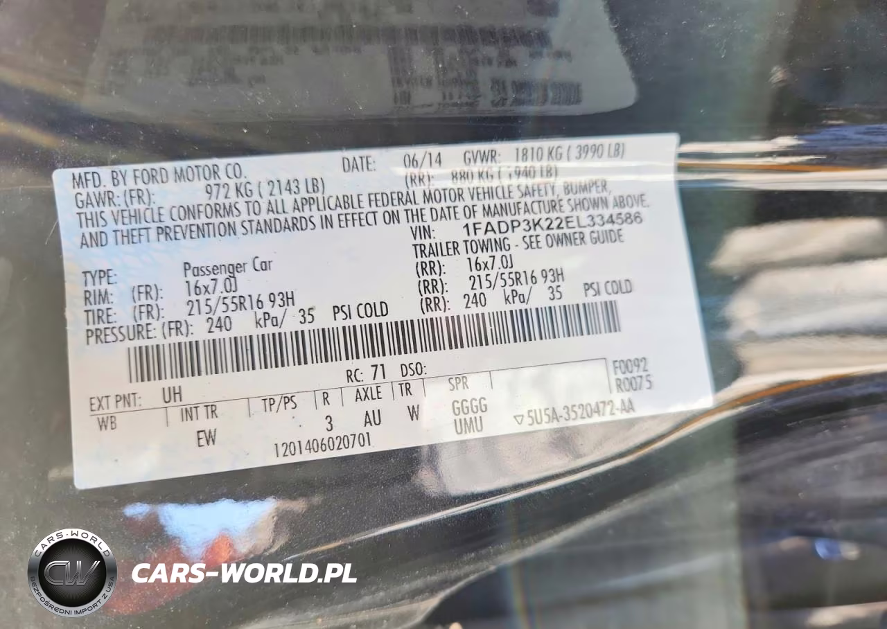 2014 Ford Focus Se VIN:1FADP3K22EL334586 - 13