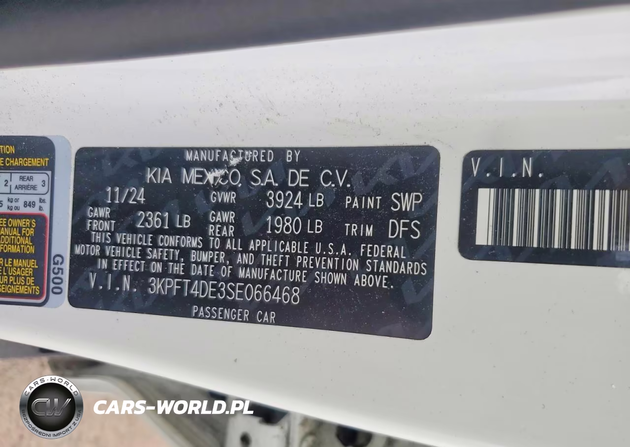 2025 Kia K4 Lxs VIN:3KPFT4DE3SE066468 - 12