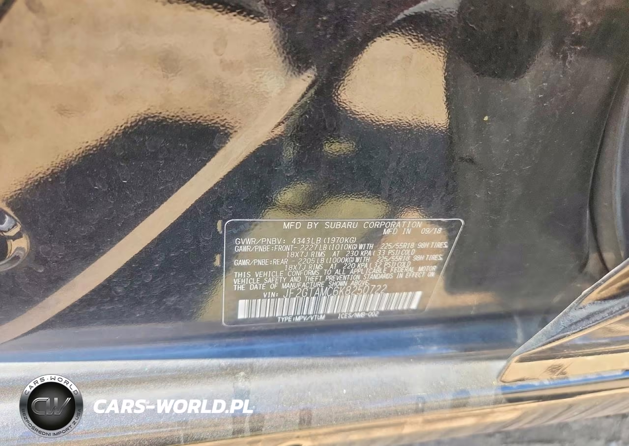2019 Subaru Crosstrek Limited VIN:JF2GTAMC6K8250722 - 14