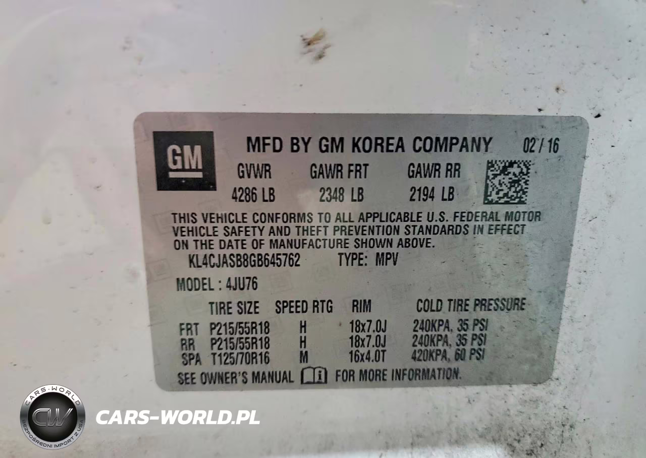 2016 Buick Encore VIN:KL4CJASB8GB645762 - 13