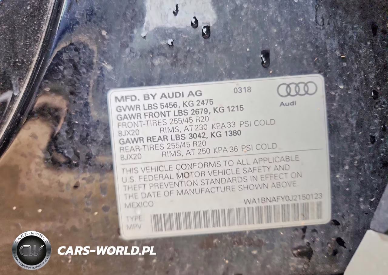 2018 Audi Q5 Premium Plus VIN:WA1BNAFY0J2150123 - 13