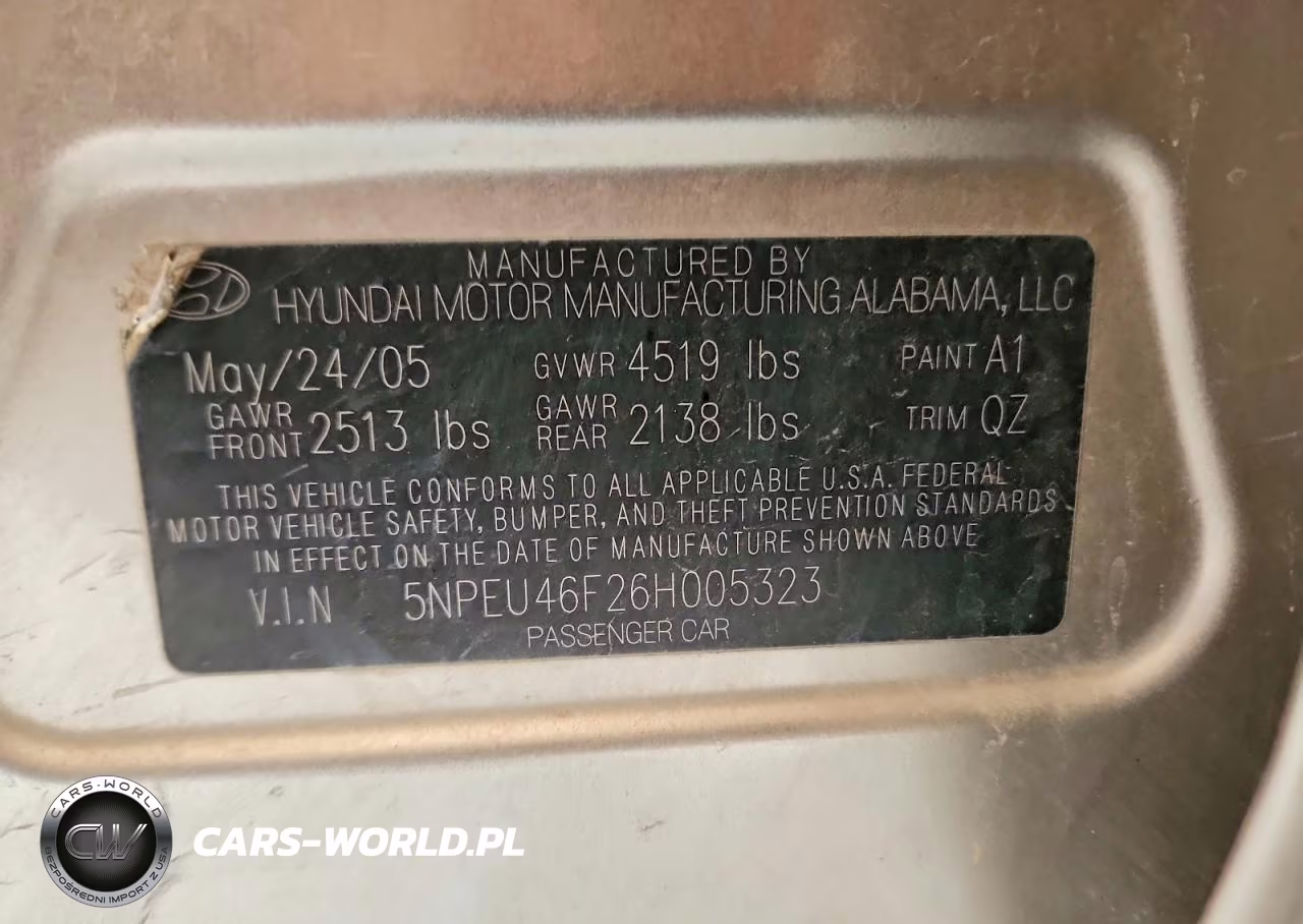 2006 Hyundai Sonata Gls-Lx VIN:5NPEU46F26H005323 - 13