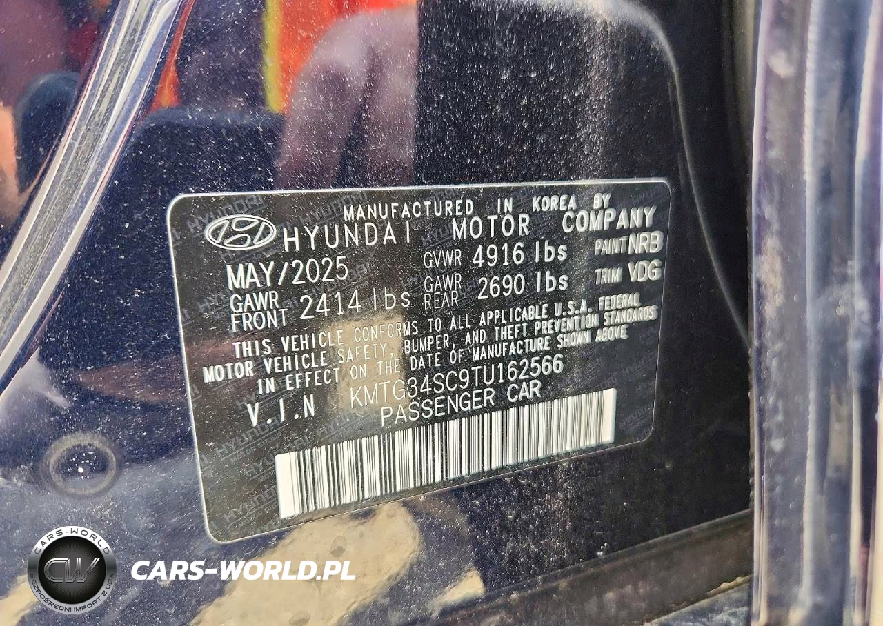 2026 Genesis G70 Prestige VIN:KMTG34SC9TU162566 - 12