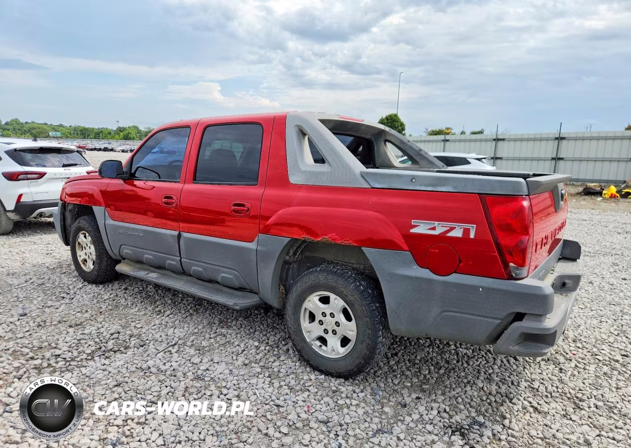 2002 Chevrolet Avalanche K1500 VIN:3GNEK13T82G130058 - 2