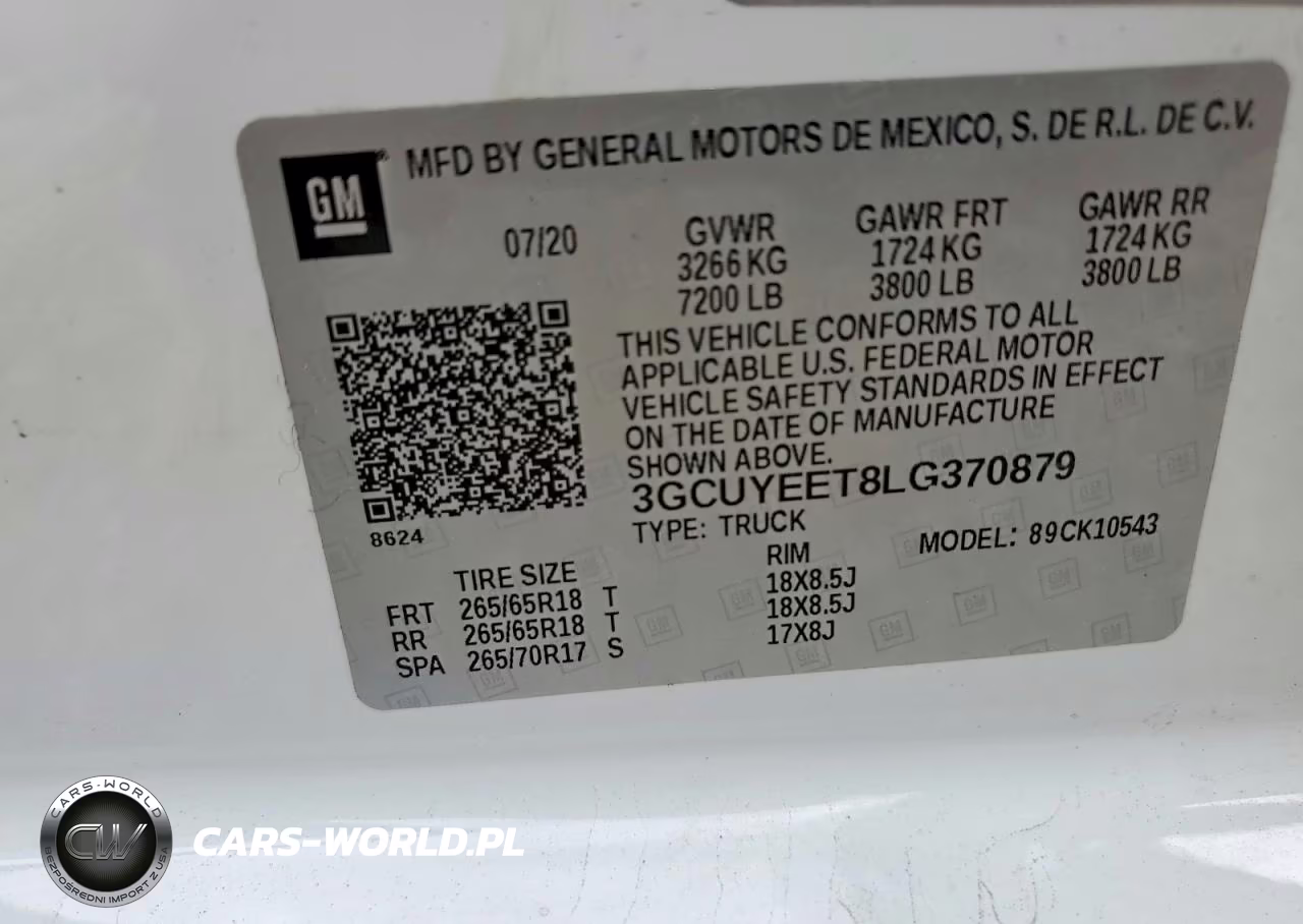 2020 Chevrolet Silverado K1500 Rst VIN:3GCUYEET8LG370879 - 12