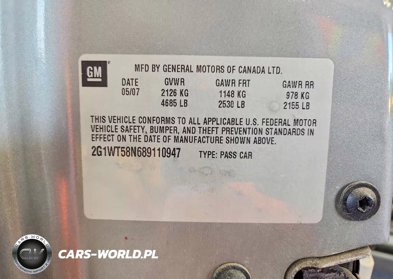 2008 Chevrolet Impala Lt VIN:2G1WT58N689110947 - 12