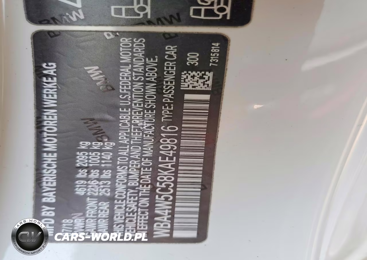 2019 BMW 430Xi VIN:WBA4W5C58KAE49816 - 12