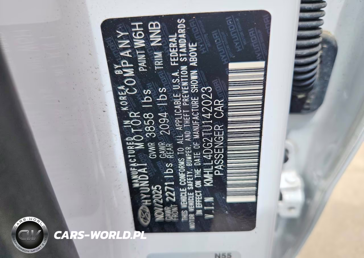 2026 Hyundai Elantra Se VIN:KMHLL4DG2TU142023 - 12