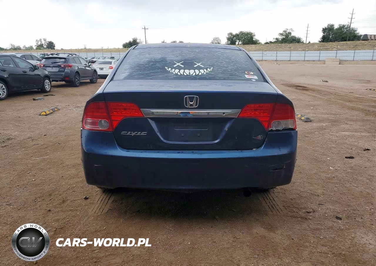 2009 Honda Civic Lx VIN:19XFA16589E002776 - 6