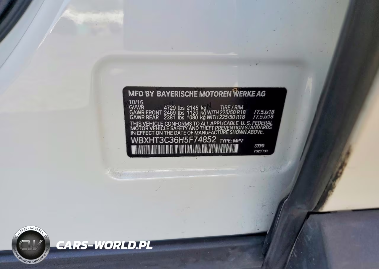 2017 BMW X1 xDrive28I VIN:WBXHT3C36H5F74852 - 12