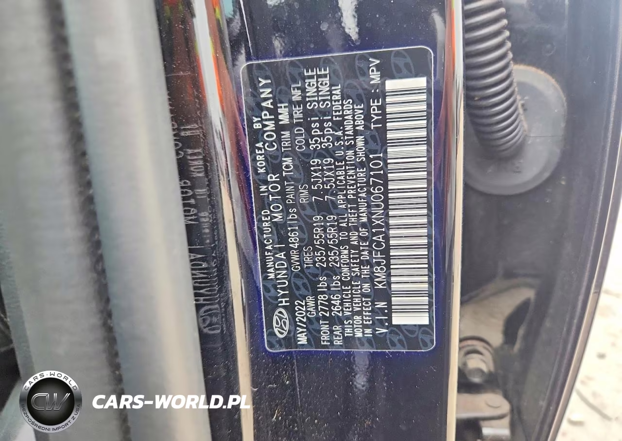 2022 Hyundai Tucson Sel Convenience VIN:KM8JFCA1XNU067101 - 13