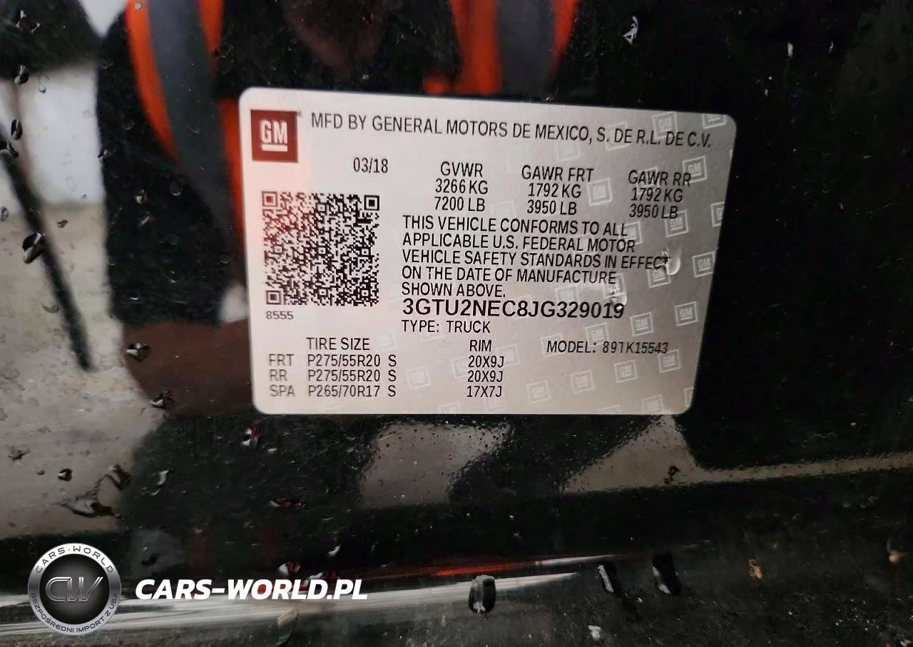 2018 GMC Sierra K1500 Slt VIN:3GTU2NEC8JG329019 - 13