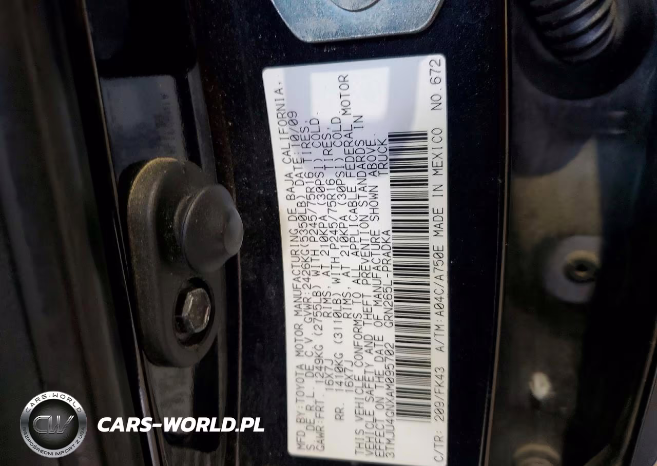 2010 Toyota Tacoma Double Cab Prerunner VIN:3TMJU4GNXAM095702 - 12