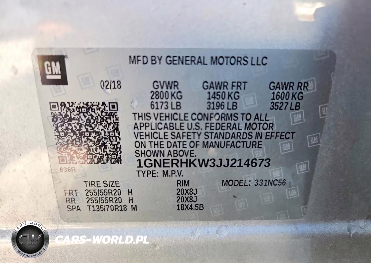 2018 Chevrolet Traverse Lt VIN:1GNERHKW3JJ214673 - 13
