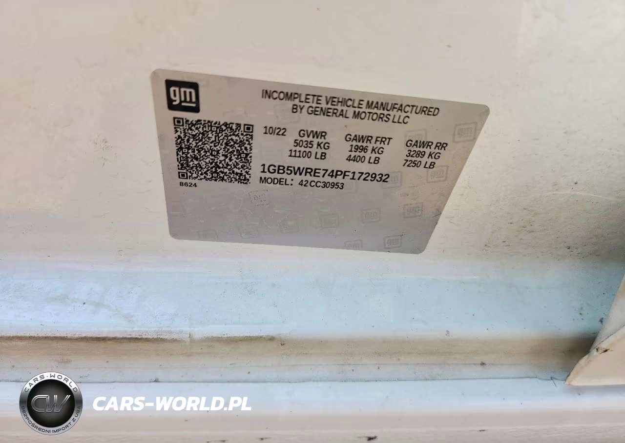 2023 Chevrolet Silverado C3500 VIN:1GB5WRE74PF172932 - 12