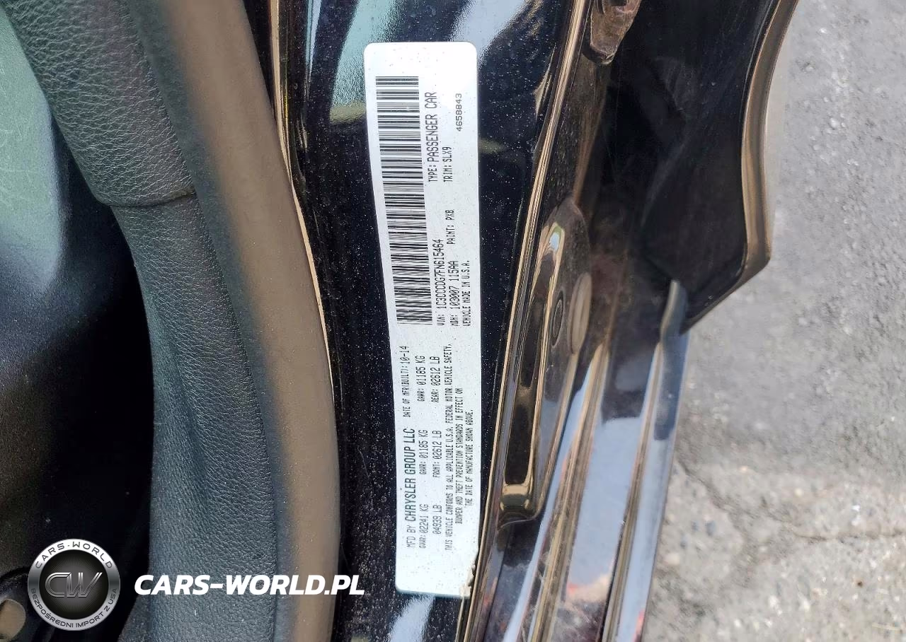 2015 Chrysler 200 S VIN:1C3CCCDG7FN615464 - 12