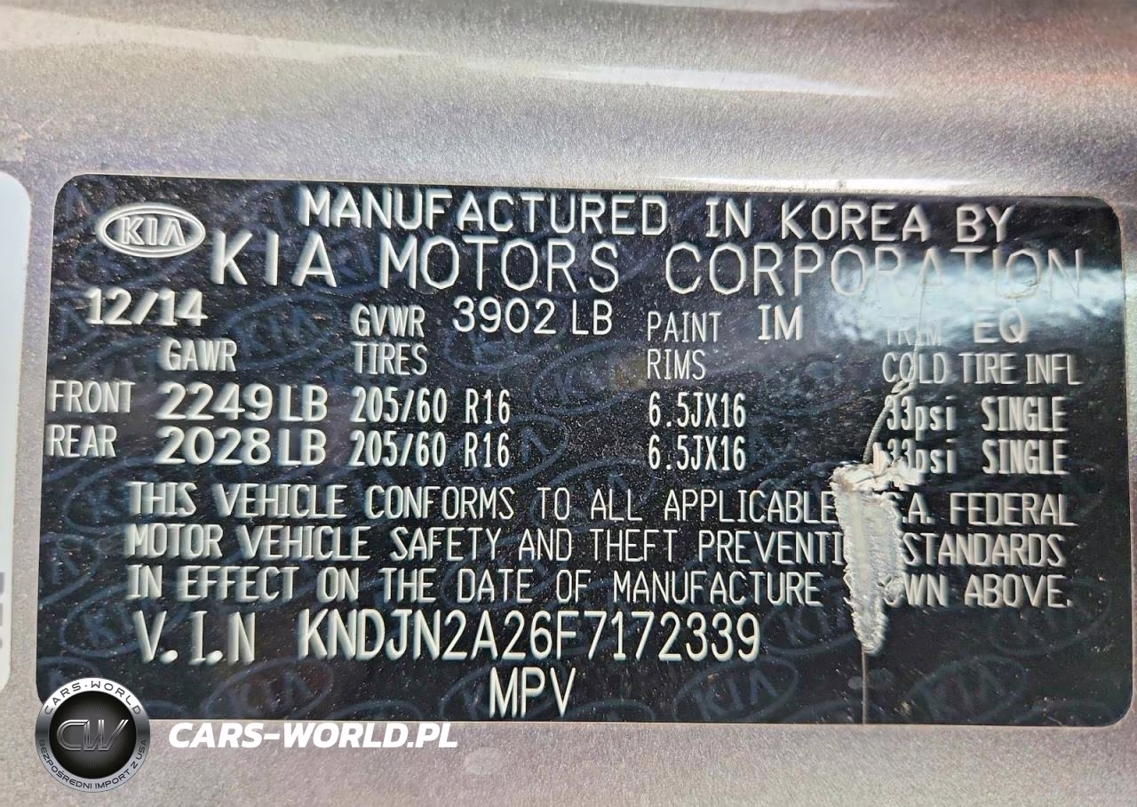 2015 Kia Soul Base VIN:KNDJN2A26F7172339 - 13