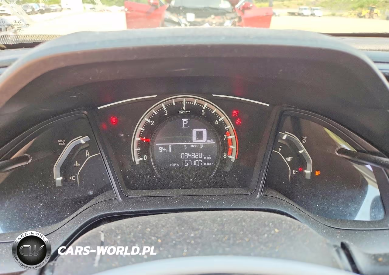 2018 Honda Civic Lx VIN:19XFC2F52JE203352 - 9
