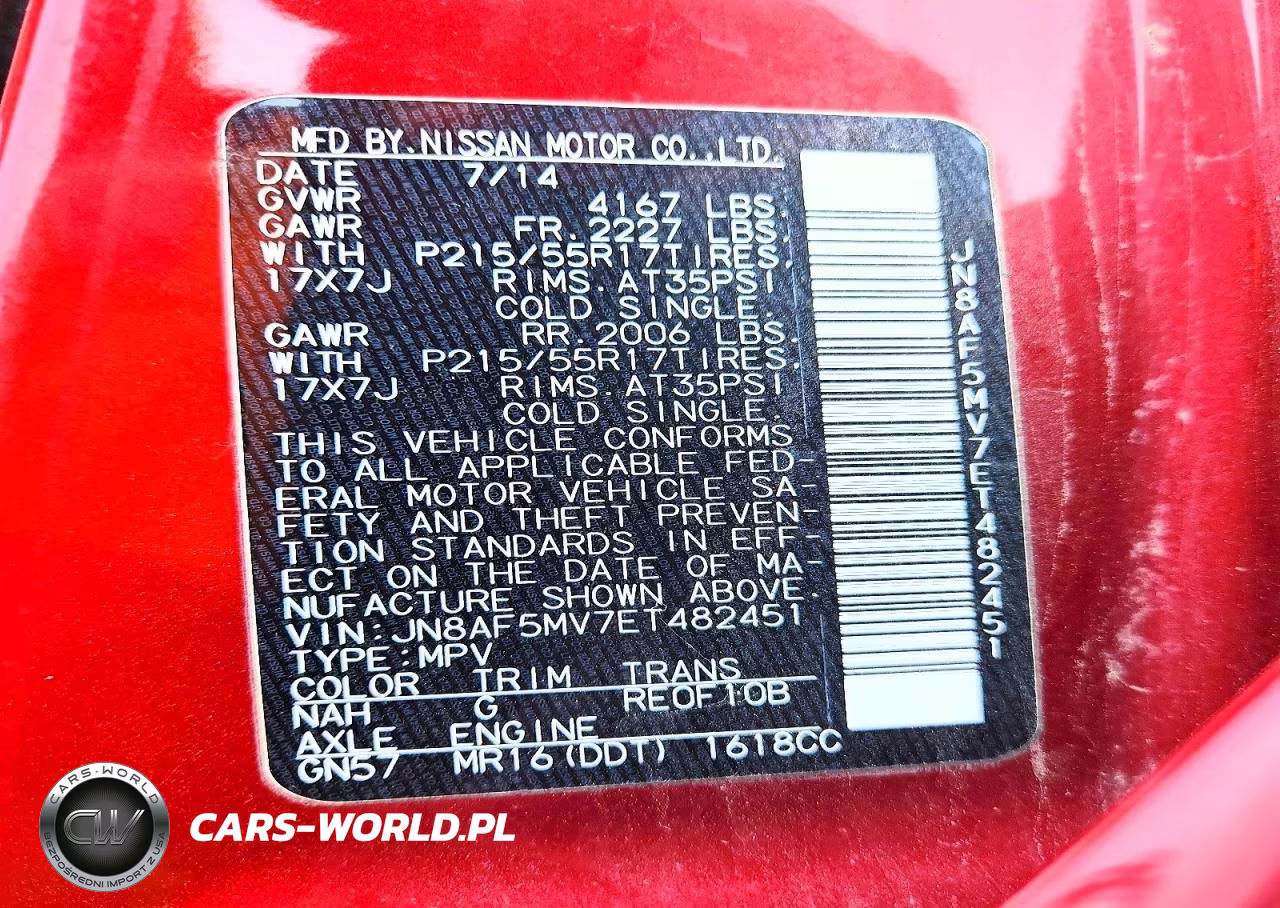 2014 Nissan Juke Sl VIN:JN8AF5MV7ET482451 - 13