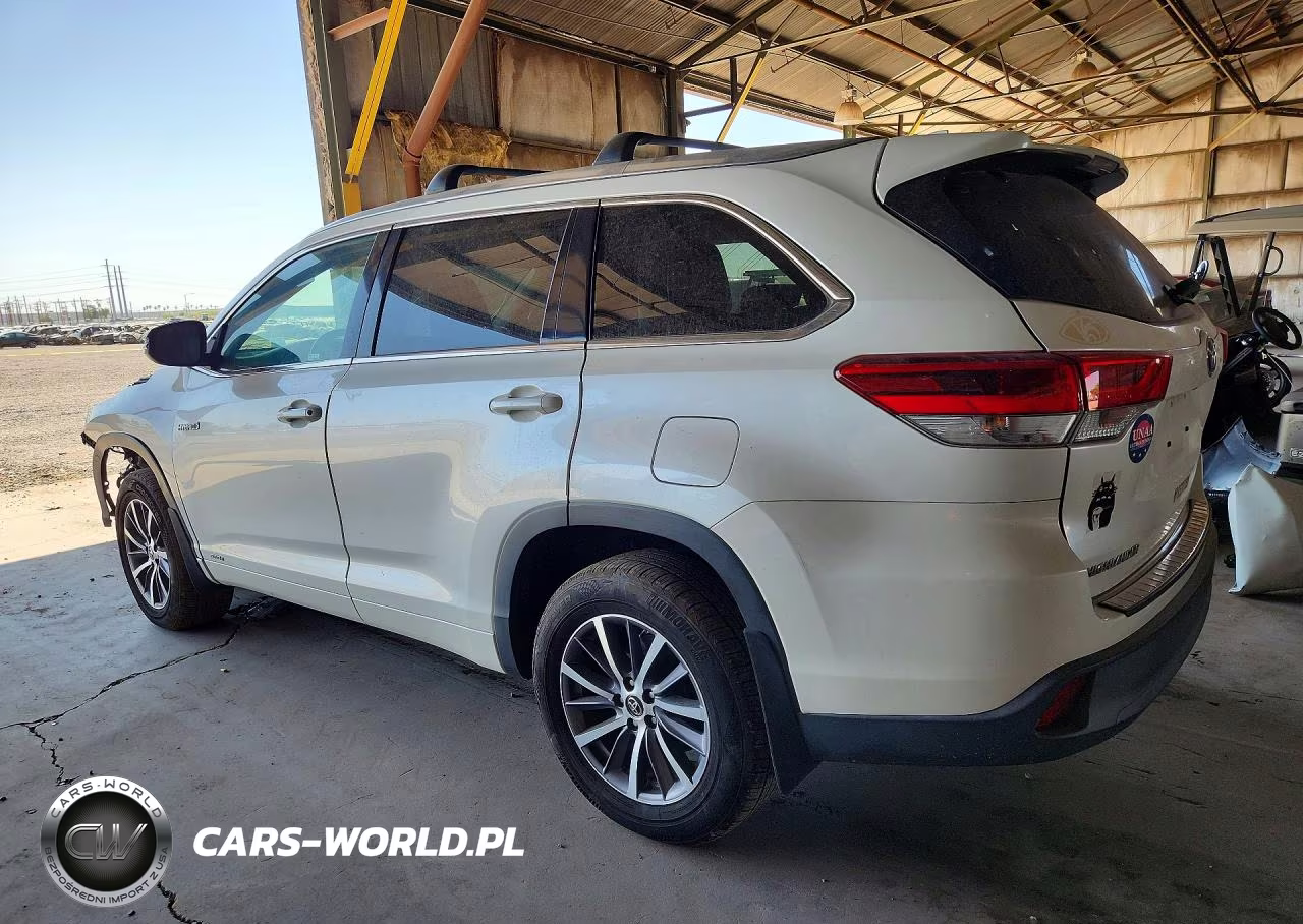 2017 Toyota Highlander Hybrid Xle VIN:5TDJGRFH2HS034225 - 2