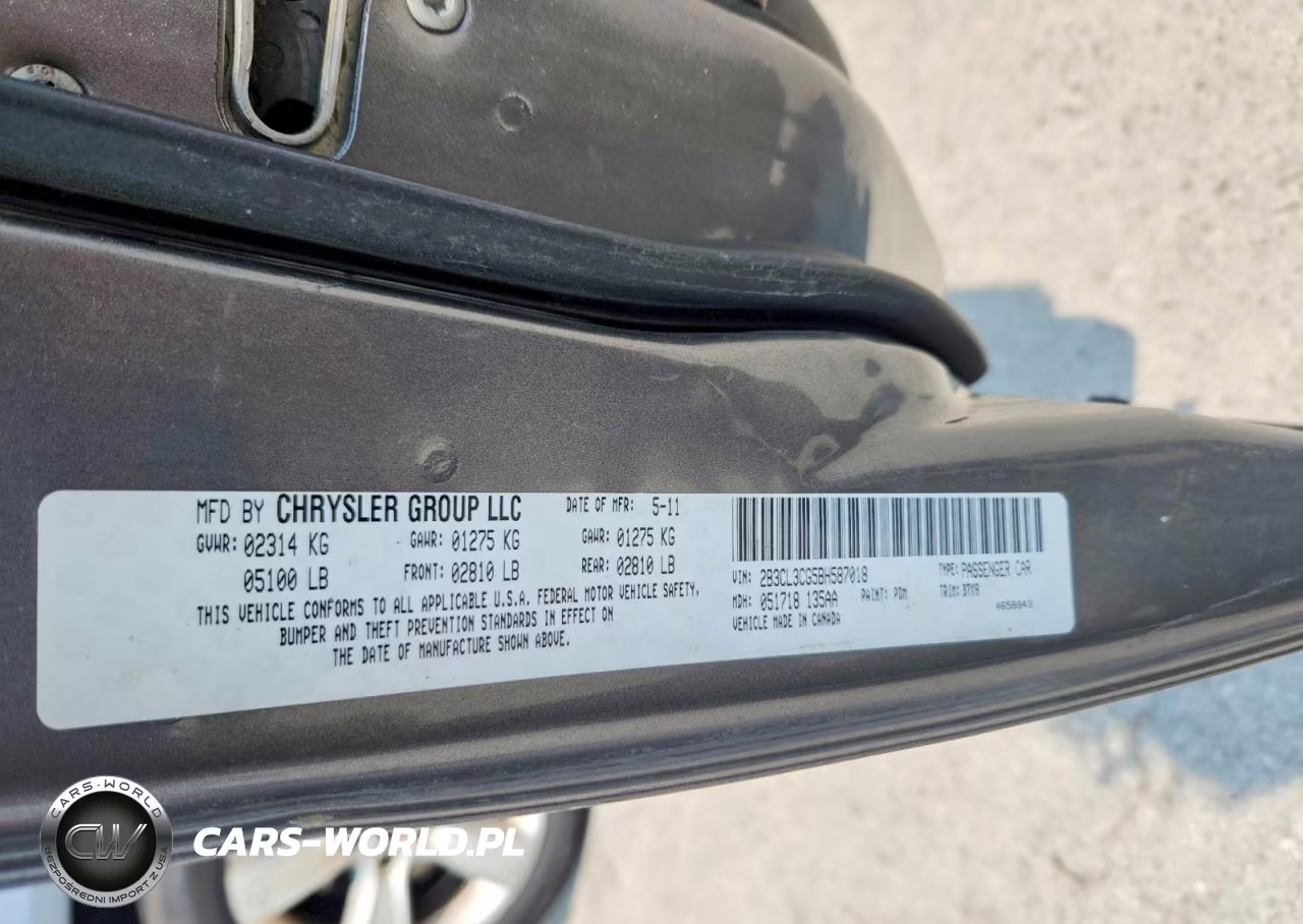 2011 Dodge Charger VIN:2B3CL3CG5BH587018 - 12
