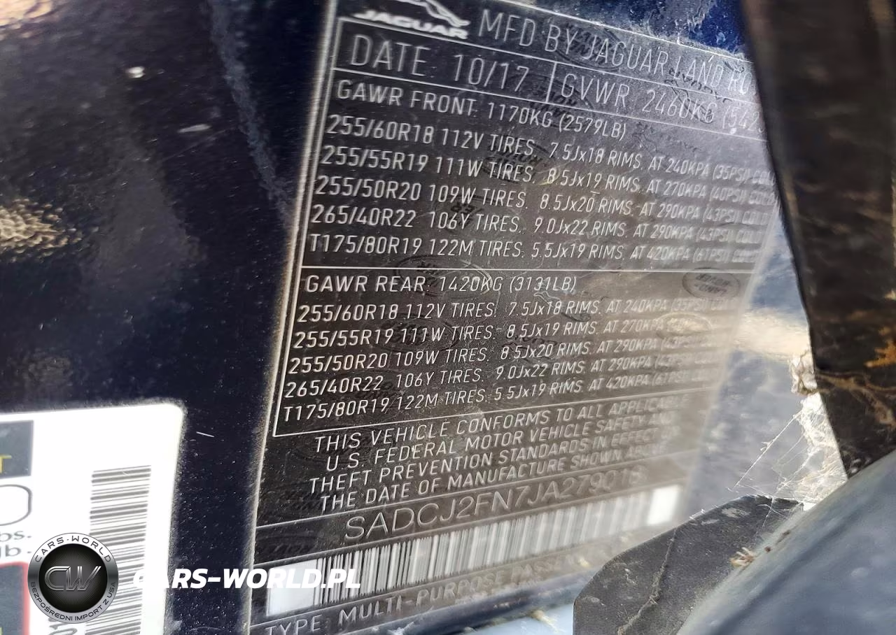 2018 Jaguar F-Pace Premium VIN:SADCJ2FN7JA279018 - 13