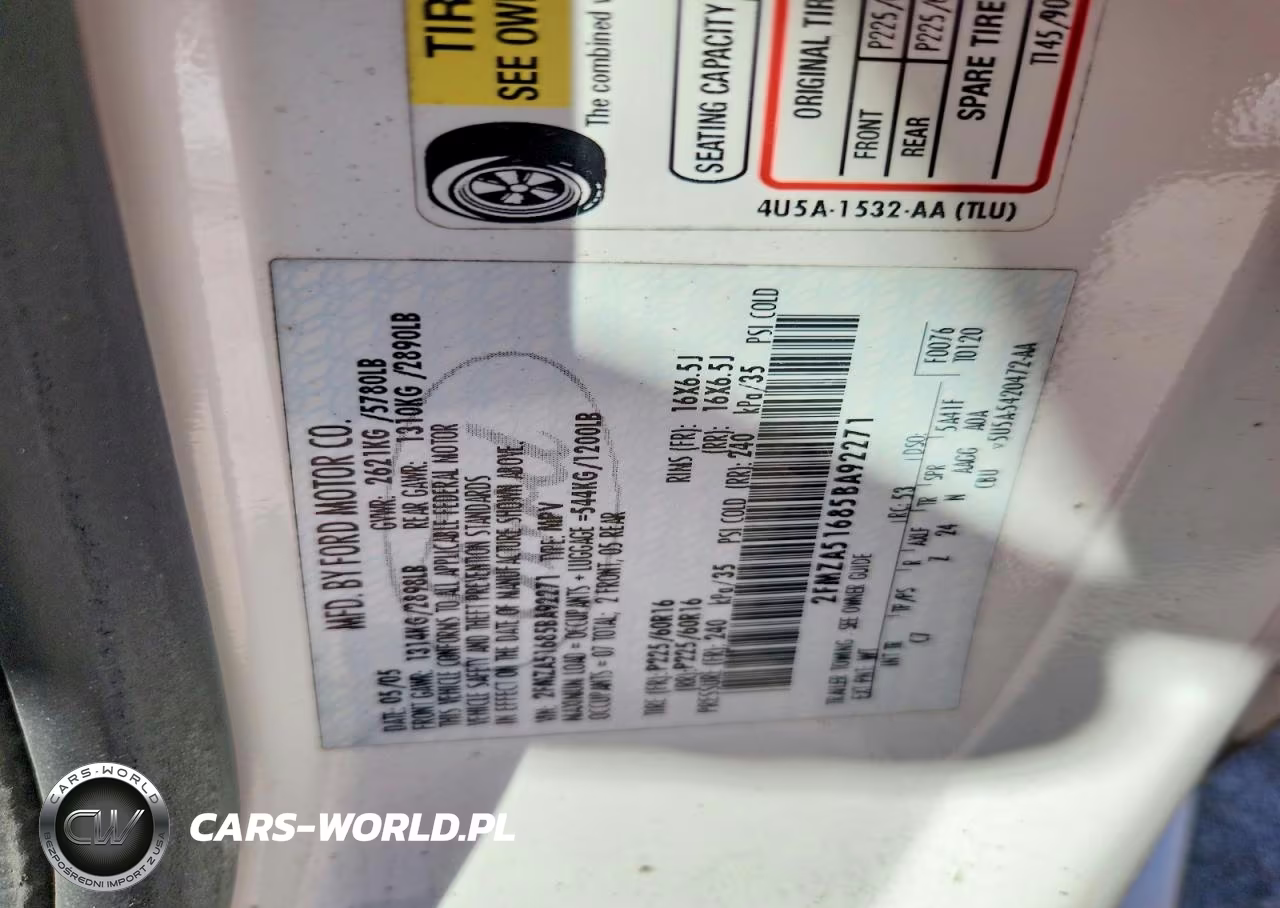 2005 Ford Freestar Se VIN:2FMZA51685BA92271 - 13