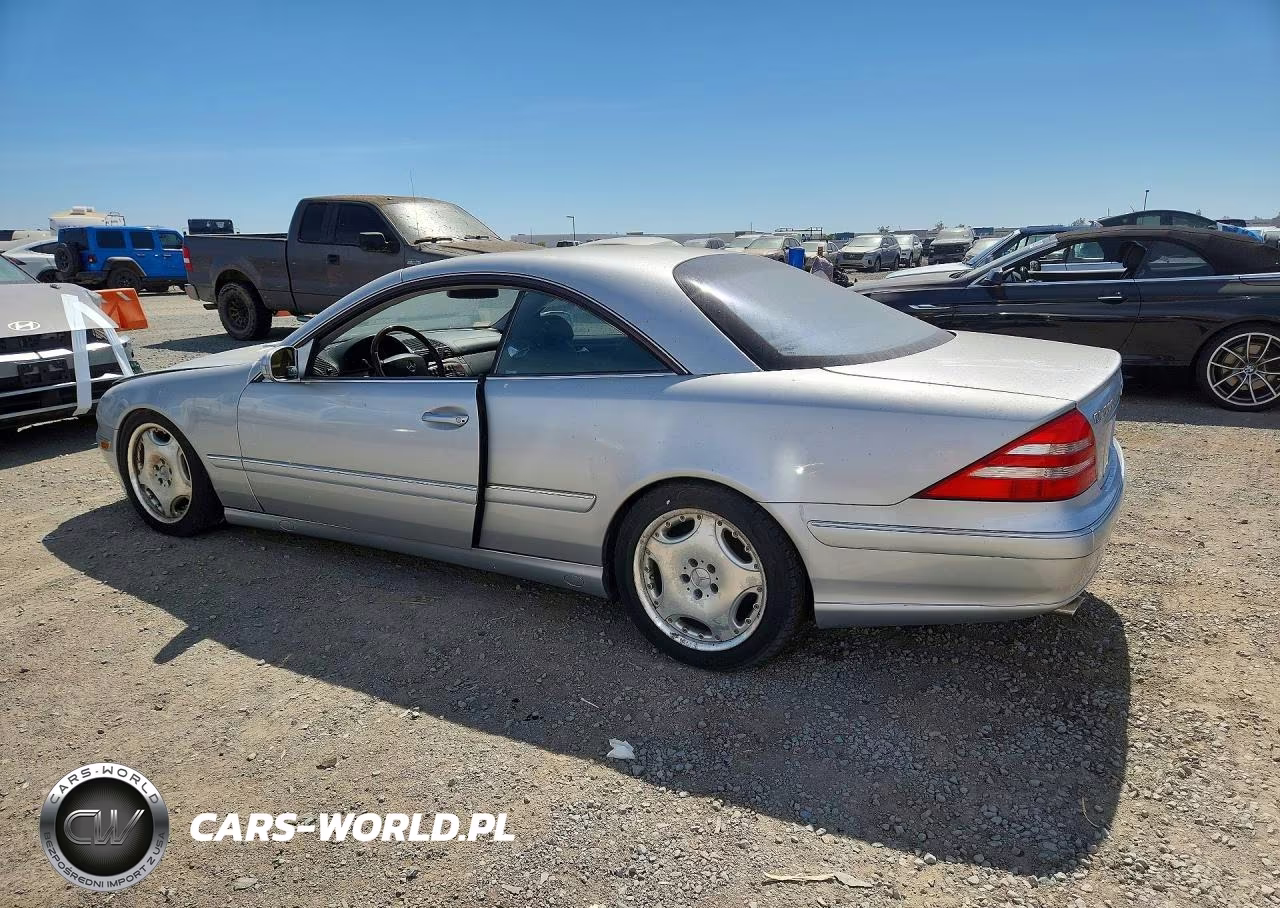 2000 Mercedes-Benz Cl 500 VIN:WDBPJ75J4YA006586 - 2