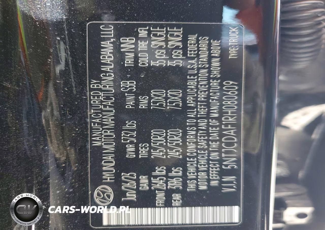 2024 Hyundai Santa Cruz Night VIN:5NTJCDAF1RH080609 - 13