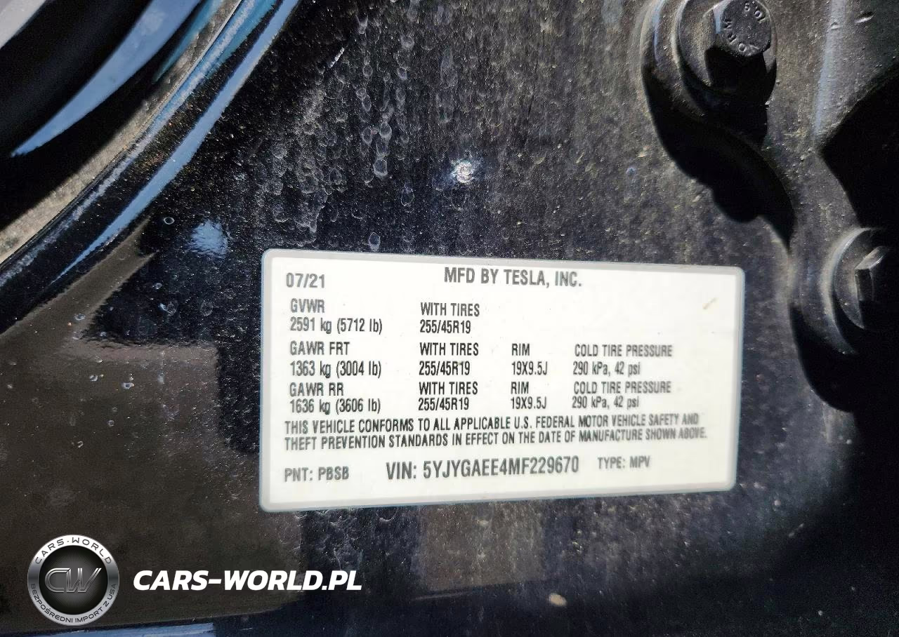 2021 Tesla Model Y VIN:5YJYGAEE4MF229670 - 13