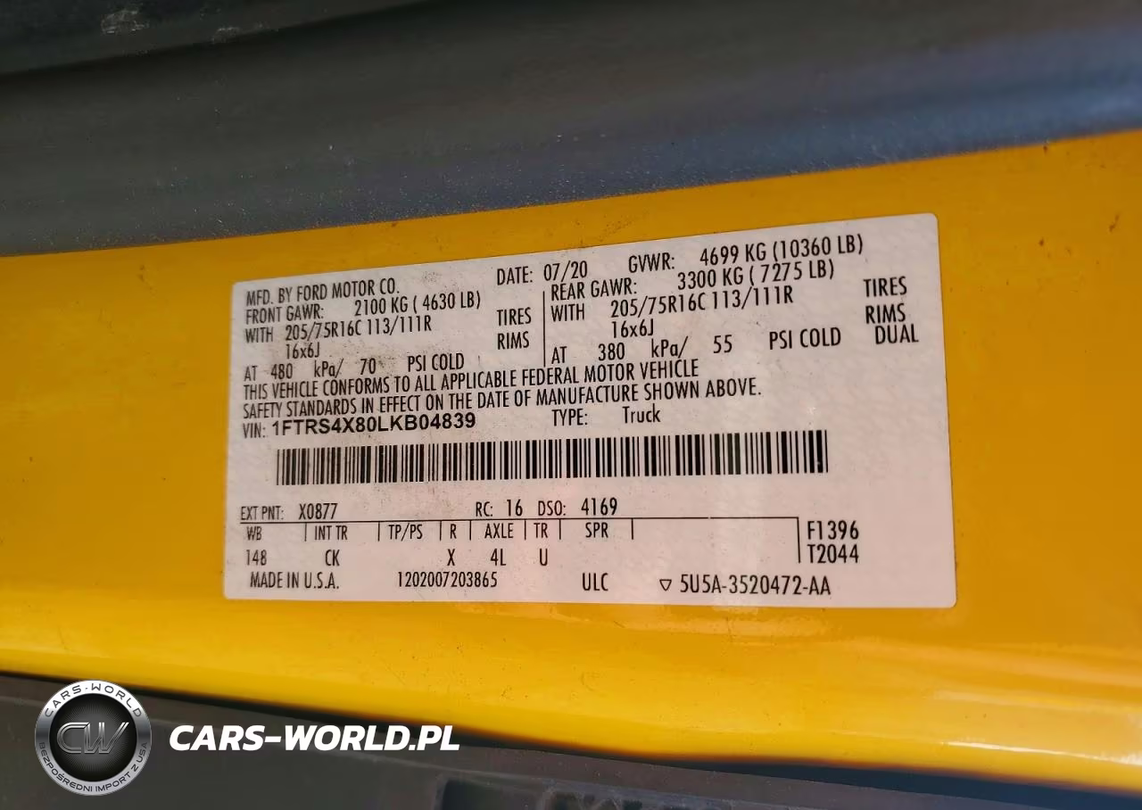2020 Ford Transit 350 Hd Delivery Van VIN:1FTRS4X80LKB04839 - 13