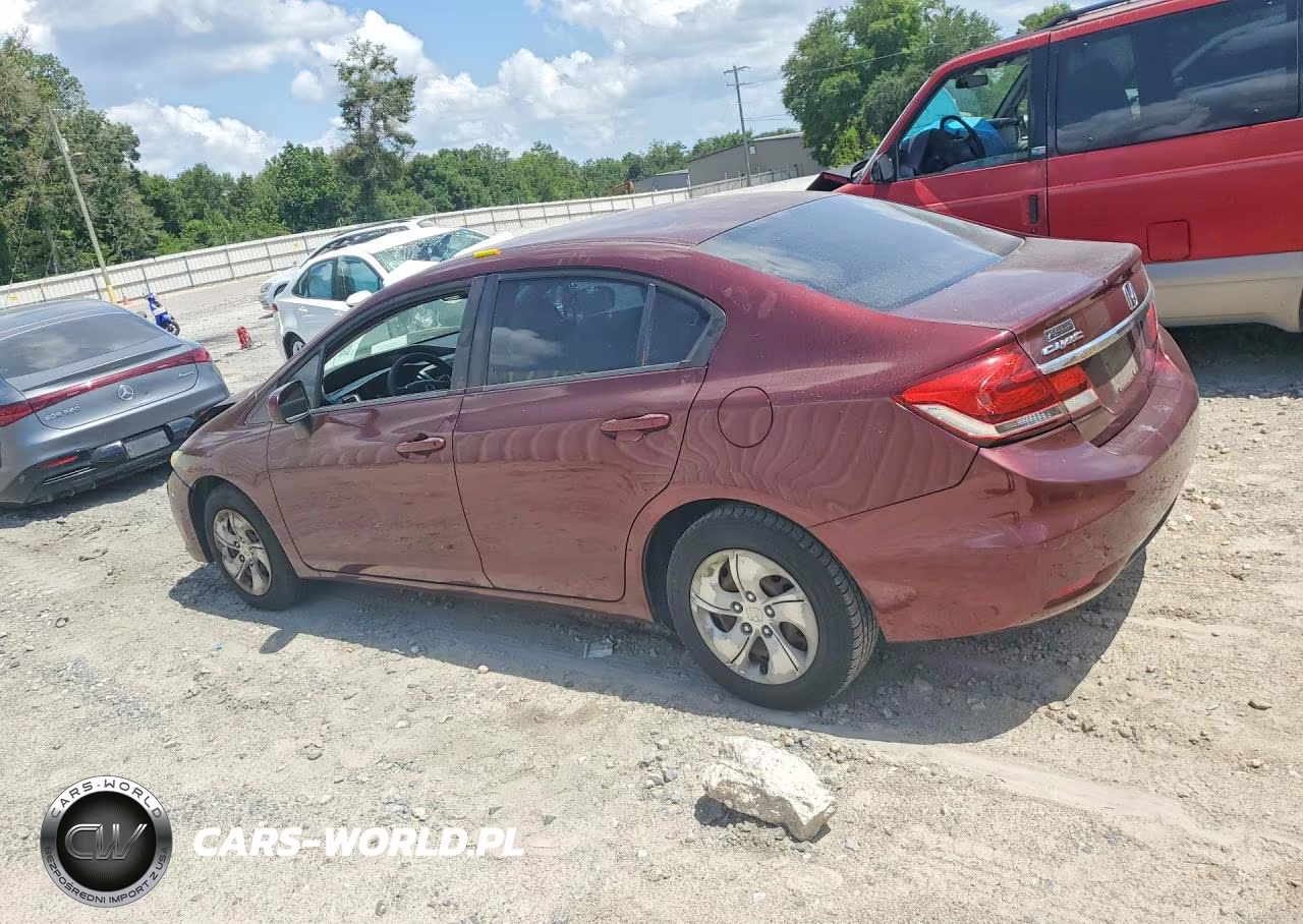 2015 Honda Civic Lx VIN:19XFB2F50FE074618 - 2